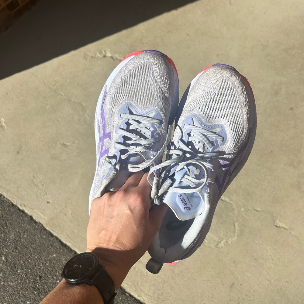 Asics Women's Athletic Shoes - Gray and Pink